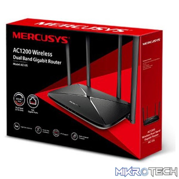 net-mer-ac12g_1 Mercusys AC12G AC1200 Wireless Dual Band Gigabit Router - Image 1