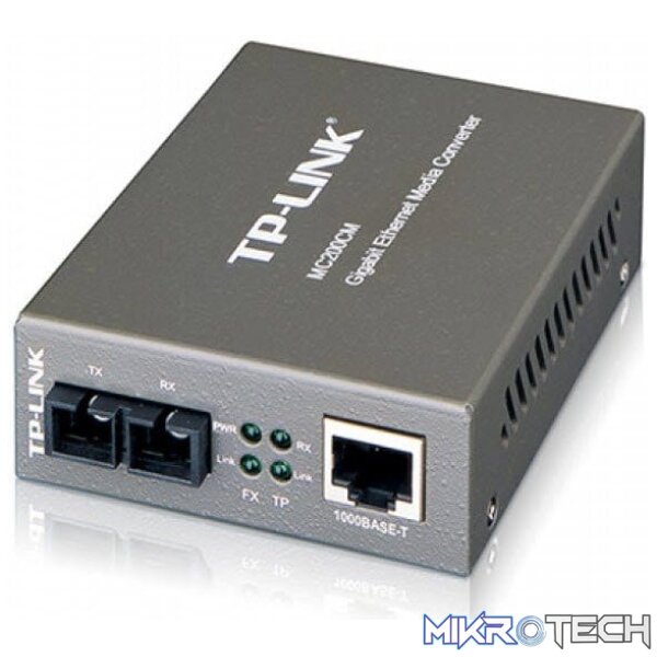 tl-mc200cm_1 TP-Link MC200CM Gigabit Ethernet Media Converter - Image 1
