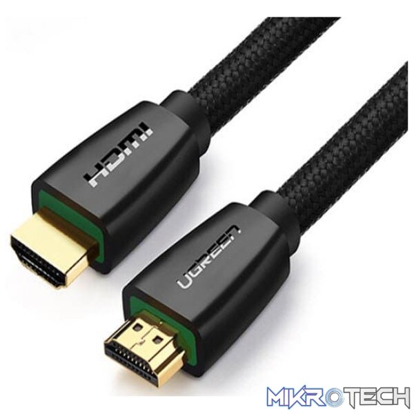 ug-40411_1 Ugreen 3M HDMI 2.0 Braided 18gbps Male/male Cable - Image 1