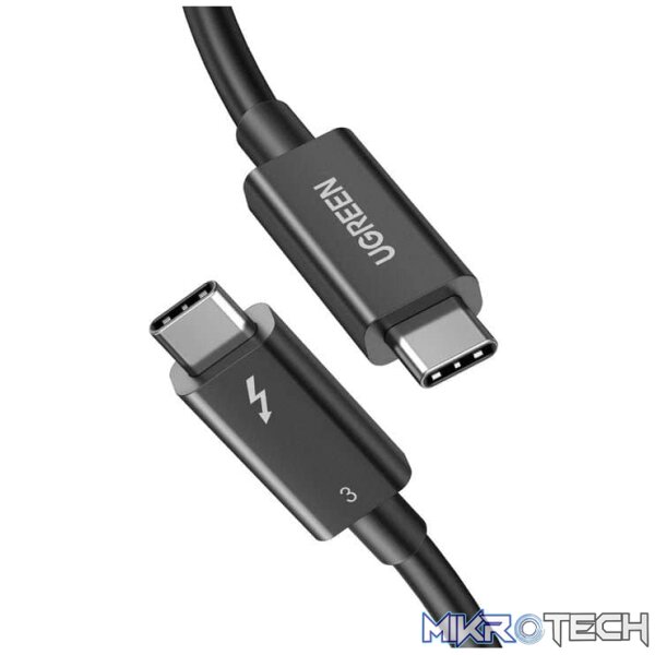 ug-80324_1 Ugreen 0.5m Thunderbolt3 Type-c 40gbps Male/male Cable - Image 1