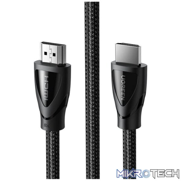 ug-80403_1 UGreen 2m HDMI 2.1 Braided 48gbps Male/male Cable - Image 1