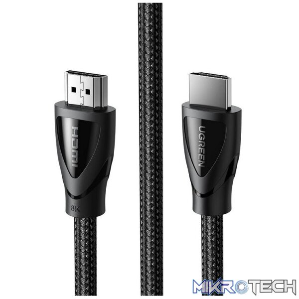 ug-80404_1 Ugreen 3m HDMI 2.1 Braided 48gbps Male/male Cable - Image 1