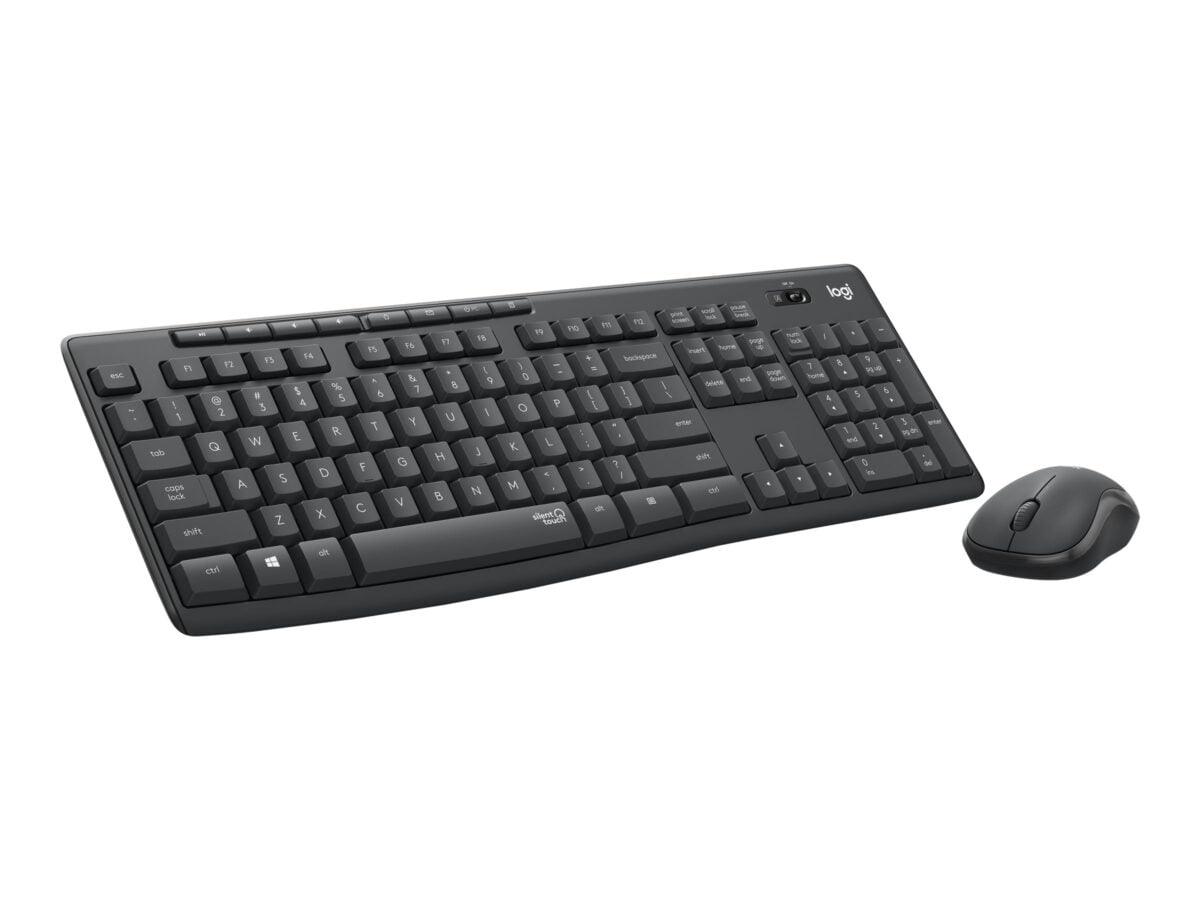 Logitech Wireless keyboard  and mouse Combo MK295 Desktop Silent (GRAPHITE) 3-Year Limited Hardware warranty