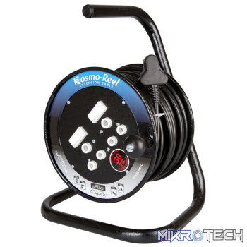 30M 16A Extension Cord on Open Metal Reel