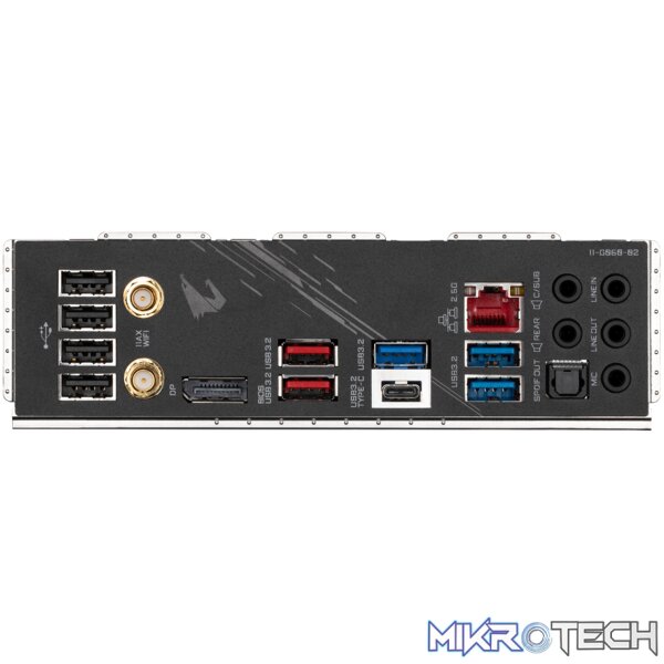 Gigabyte Z590 Aorus Elite AX Z590 Express Chipset Gen 10 / 11 LGA 1200 ATX Motherboard with WiFi - Image 3