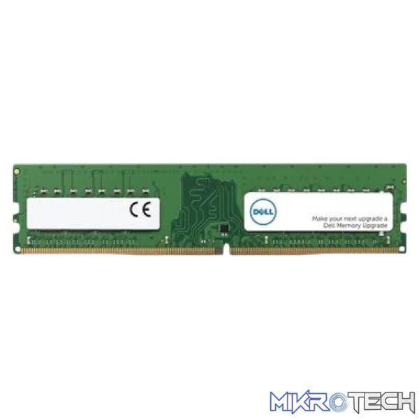Dell Memory Upgrade - 8GB - 1RX8 DDR4 UDIMM 3200MHz Dell Memory Upgrade - 8GB - 1RX8 DDR4 UDIMM 3200MHz