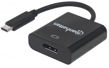 Manhattan SuperSpeed+ USB-C 3.1 to DisplayPort Converter - C Male to DisplayPort Female