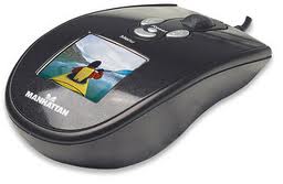 Manhattan USB Photo Frame Optical Mouse -Built-in 1.5" LCD screen.