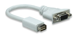 Manhattan Mini DVI 32P to VGA HD15F Cable-Easily connects a mini-DVI source with VGA cable