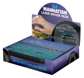 Manhattan Design Laser Mouse Pad- 24 Pad per Box