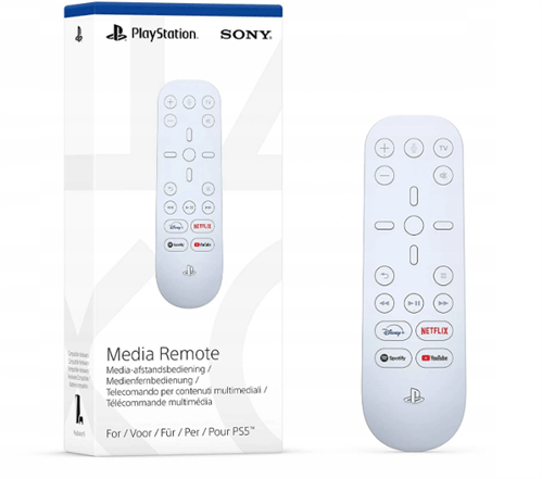 PlayStation 5 Hardware - PS5 Media Remote - Glacier White