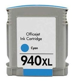 InkPower Generic Replacement Ink Cartridge for HP 940XL C4907A - Page Yield +- 1400 pages with 5% Coverage for HP OfficeJet Pro 8000 / 8500 /8500A  High Yield Yellow
