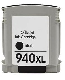 InkPower Generic Replacement Ink Cartridge for HP 940XL C4906A - Page Yield 2000 pages with 5% Coverage for HP OfficeJet Pro 8000 / 8500 /8500A High Yield Black