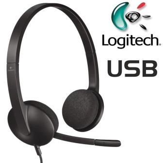 Logitech H340 USB Headset - Adjustable Headband