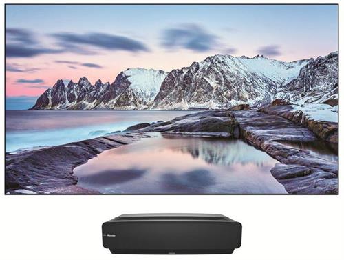 Hisense 80 inch 4K Ultra High Definition Laser HDR VIDAA Smart TV- DLP Front Projector and Screen