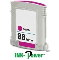 InkPower Generic Replacement For HP88XL C9392A Magenta Ink Cartridge-Page Yield 700 pages with 5% Coverage for use with OfficeJet Pro K 5300