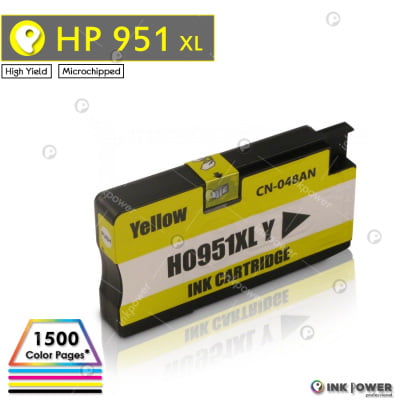 InkPower Generic HP No. 951XL Yellow Inkjet Print Cartridge