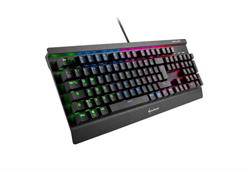 Sharkoon Skiller SGK3 Mechanical USB gaming keyboard with RGB LED illumination- 1000Hz MAX Polling Rate - Red