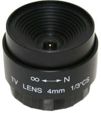 Securnix Lens 4MM FIXED IRIS