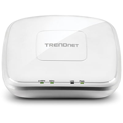 TrendNet (TEW-825DAP) AC1750 Dual Band PoE Access Point with Gigabit PoE LAN port - Concurrent 1300 Mbps Wi-Fi AC + 450 Mbps Wi-Fi N bands