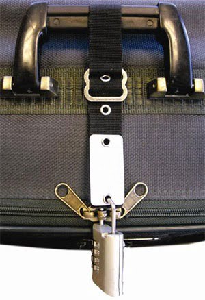 Esquire Anti-Theft Luggage Zipper Strap