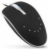 UniQue PS/2 Mouse With Carry Pouch - Black