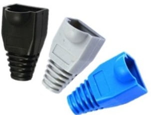NetiX RJ45 Rubber Boots 100 Per Pack - Protects Your RJ45 Connector