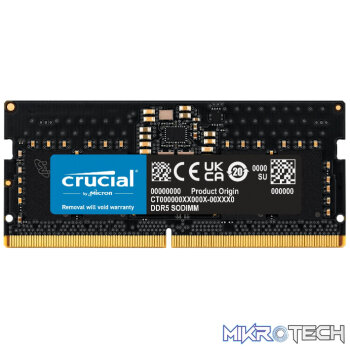 Crucial 8GB 4800MHz DDR5 SODIMM Notebook Memory
