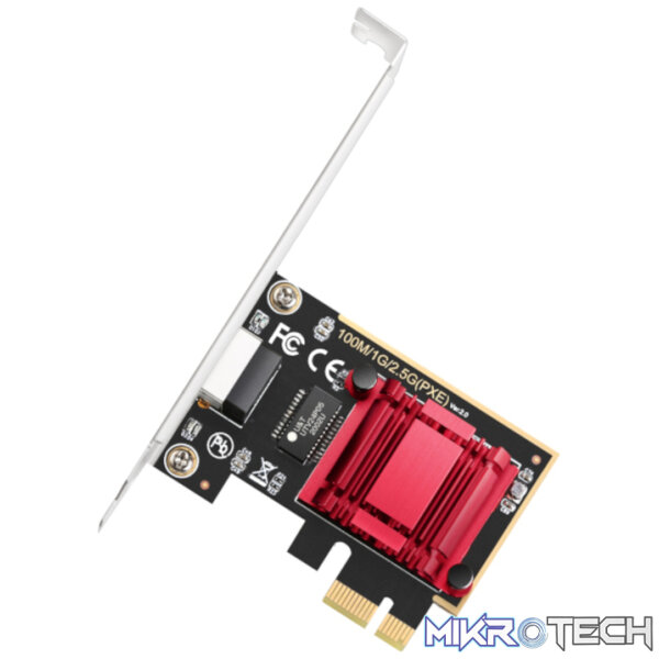 Cudy 2.5Gbps PCI-E Ethernet Adapter - Image 2