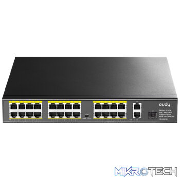 Cudy 24-Port Unmanaged POE Switch - Rack Mount