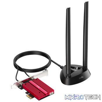 Cudy 3000Mbps WiFi 6 + BT 5.0 PCI-E Adapter