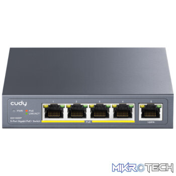 Cudy 5-Port Gigabit PoE+ Unmanaged Switch