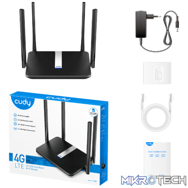 CUDY AC1200 1200MBPS 4XLAN LTE/4G - Image 4