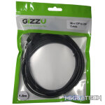 GIZZU Mini DP to DP 4k 30Hz|4k 60Hz 1.8m (Thunderbolt 2 compatible) Cable - Black - Image 2