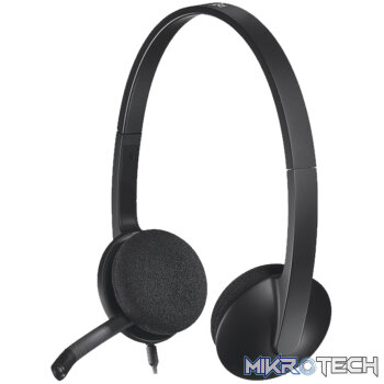 LOGITECH H340 USB COMPUTER HEADSET WITH NOISE CANCELING MIC