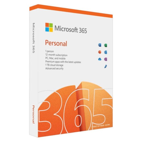 M365 PERSONAL SUBSCRIP 1YR MEDIALESS P8
