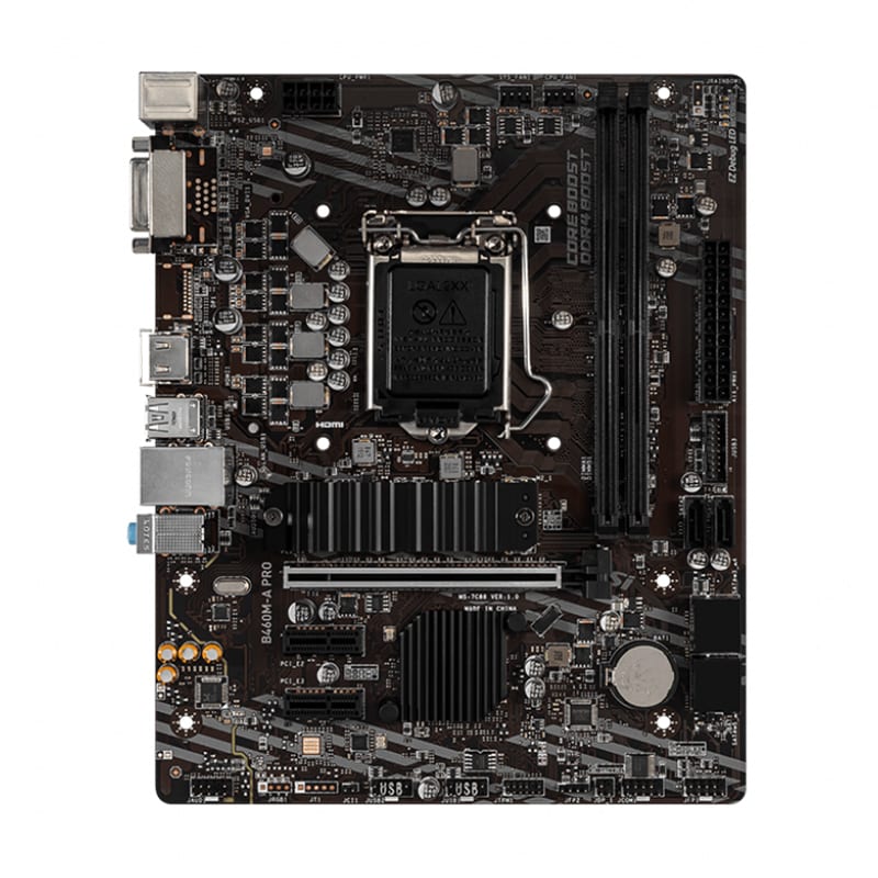 MSI B460M-A PRO Intel LGA1200 M-ATX Gaming Motherboard