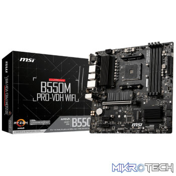 MSI B550M PRO-VDH WIFI AMD AM4 MATX Gaming Motherboard