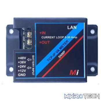 Micro Instruments Enclosed TCP IP V/A meter (SNMP) 30 Amp
