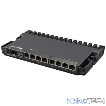 MikroTik 7 Port Gigabit 1 Port 2.5Gbps 1SFP+ 4 Core Router | RB5009UG+S+IN