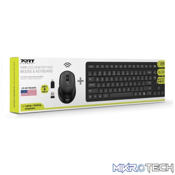 PORT KB Combo Wireless Keyboard + Mouse - Image 2