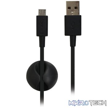 PORT MICRO-USB CABLE - 1.2M - BLACK