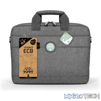 PORT YOSEMITE ECO - TOPLOADER - 15.6 INCH - GREY