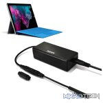 Port Connect 60W for Microsoft Surface Adapter - Black - Image 3