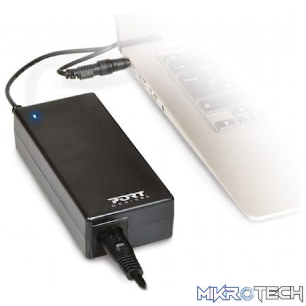 Port Connect 90W Notebook Adapter Universal - Black - Image 4