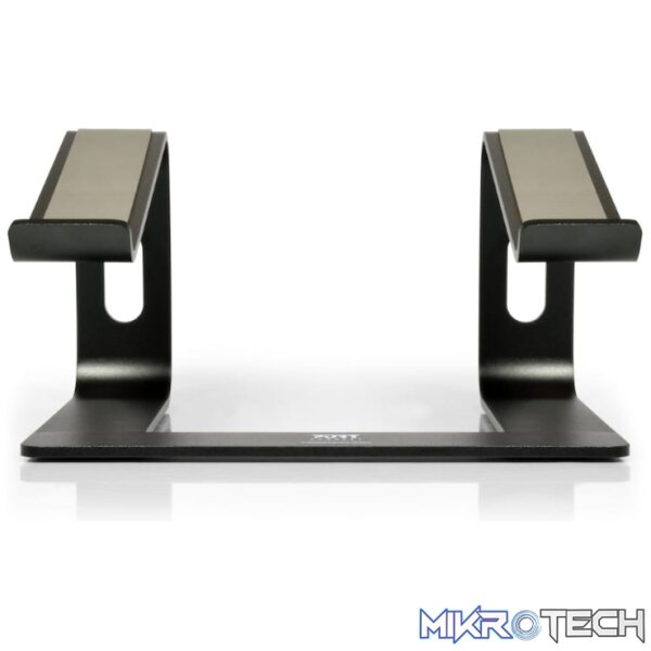 Port Connect Ergonomic 10-15.6" Aluminium Notebook Stand - Image 2