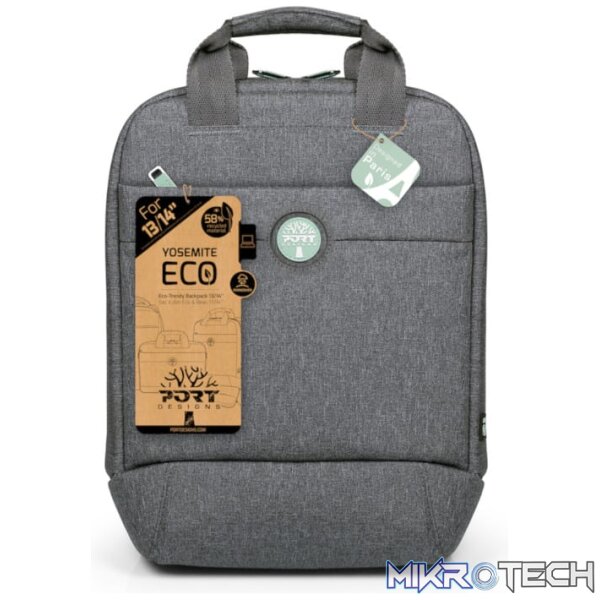 Port Designs Yosemite 13/14" Backpack ECO GY - Image 8