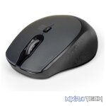 Port Wireless Silent 3600DPI 3 Button USB and Type-C Dongle Mouse - Black - Image 2