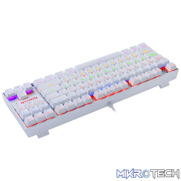 REDRAGON KUMARA Mechanical 87 Key|RGB Backlit Gaming Keyboard - White - Image 5