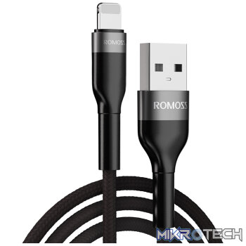 Romoss USB to Lightning 1m Cable Black